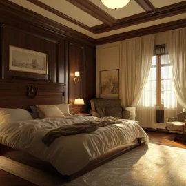 A comfortable bedroom environment for good sleep