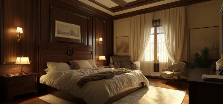 A comfortable bedroom environment for good sleep