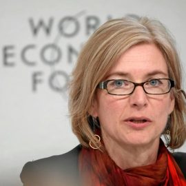 An image of Jennifer Doudna at the World Economic Forum