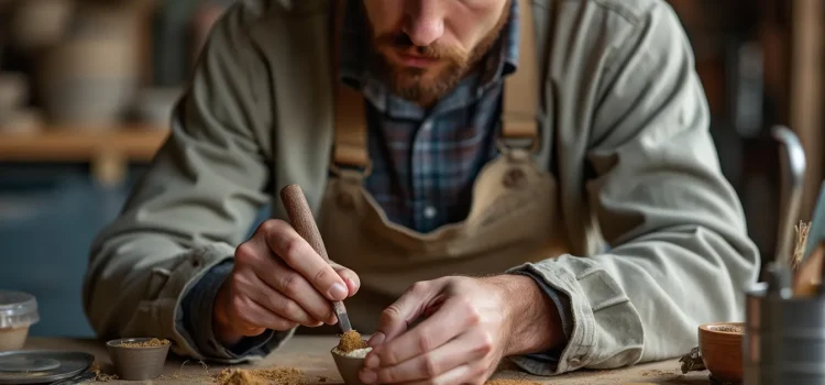 A craftsman carefully making a product illustrates the desire to obsess over quality