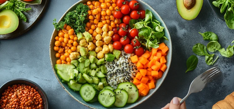 A bowl of healthy food, showing how to nourish your body