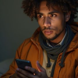 A concerned-looking man holding a mobile phone illustrates the question, "Why is TikTok dangerous?"