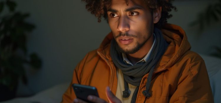 A concerned-looking man holding a mobile phone illustrates the question, "Why is TikTok dangerous?"