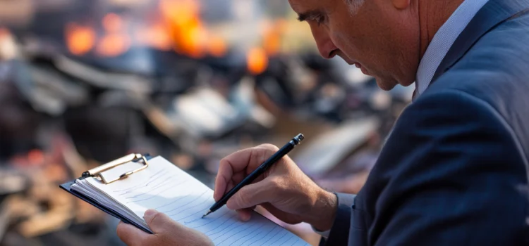 A business man who knows how to manage working capital, writing on a clipboard