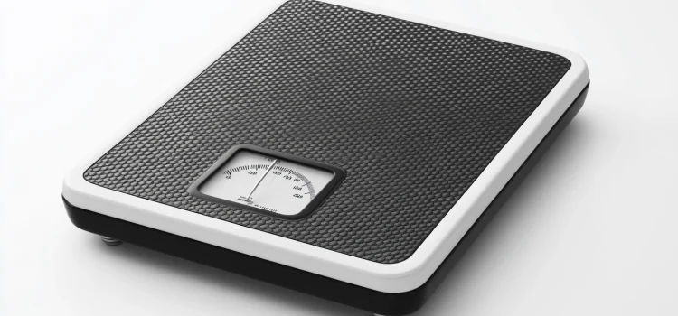 An image of a scale representing weight bias