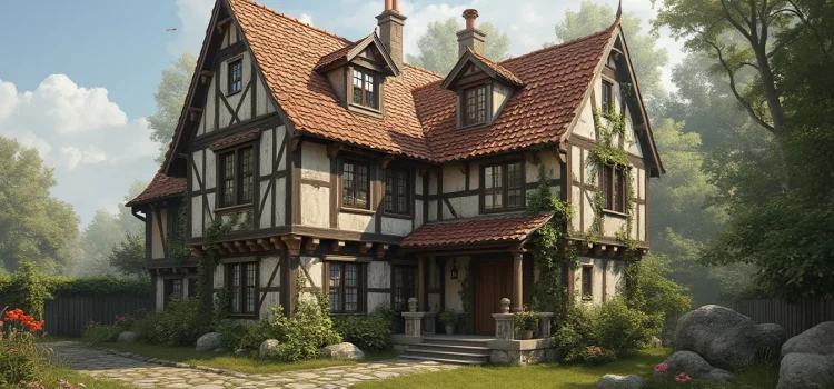 A house in the 17th century illustrates the evolution of houses